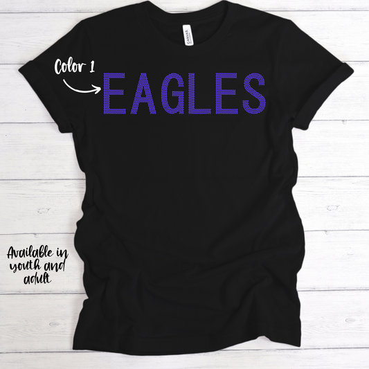 SPANGLES- Eagles - One Color - 5-7 business day turnaround time