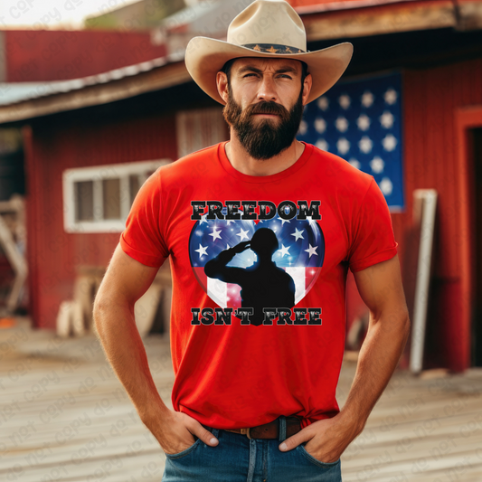 Freedom Isn't Free Red Tee