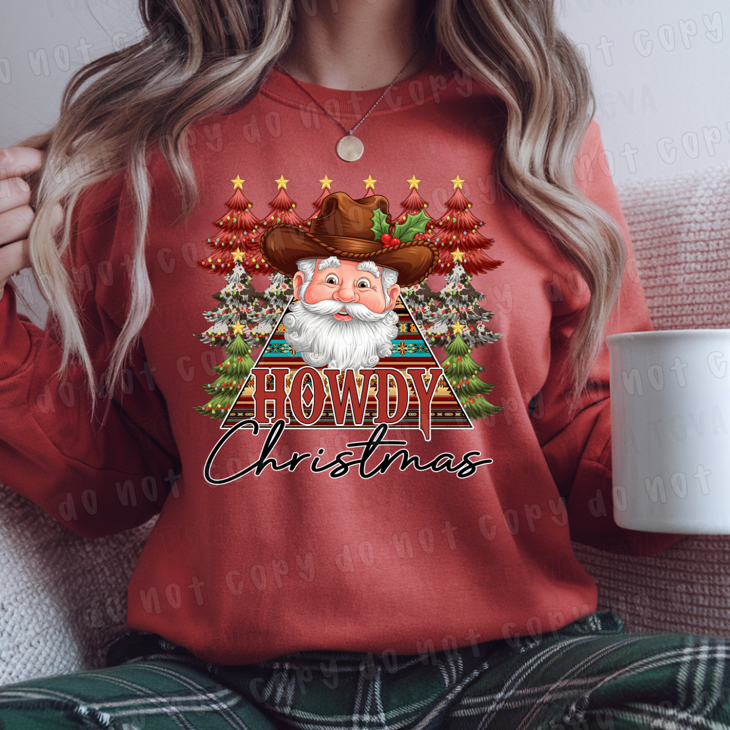 DTF TRANSFER Howdy Christmas