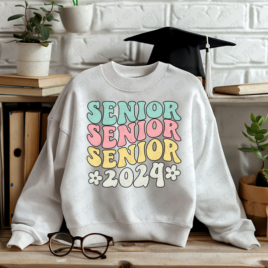 DTF TRANSFER Senior Senior Senior 2024