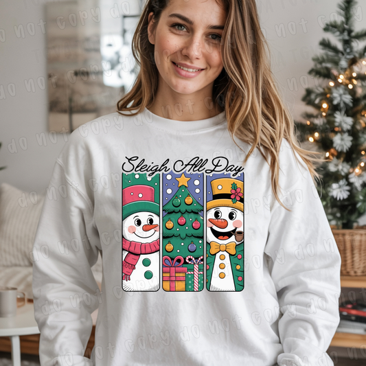 DTF TRANSFER Sleigh All Day