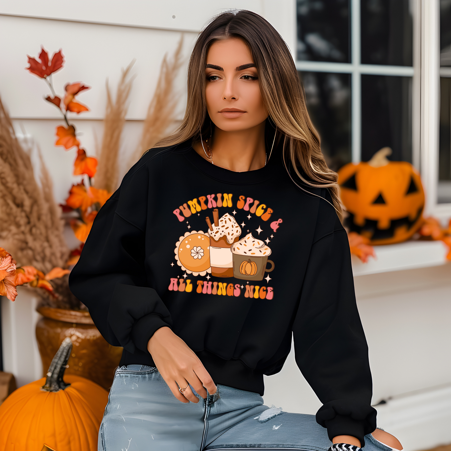 DTF TRANSFER Pumpkin Spice & All Things Nice