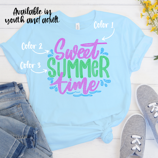 SPANGLES- Sweet Summer Time - Three Color - 5-7 business day turnaround time