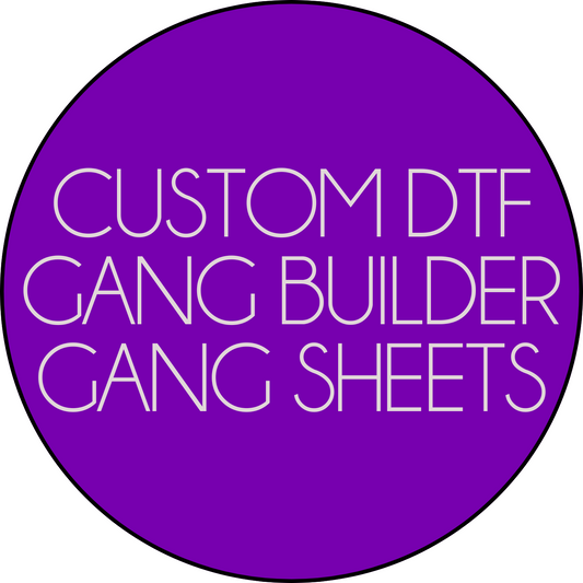 **1-3 BUSINESS DAY TAT** Custom DTF - GANG BUILDER 1.0 - BUILD YOUR OWN GANG SHEET [22,5]