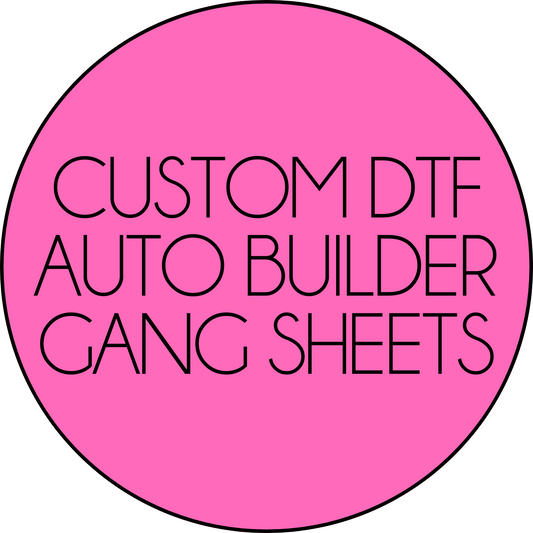 **1-3 BUSINESS DAY TAT** Custom DTF - AUTO GANG BUILDER - BUILD YOUR OWN GANG SHEET [22,5]