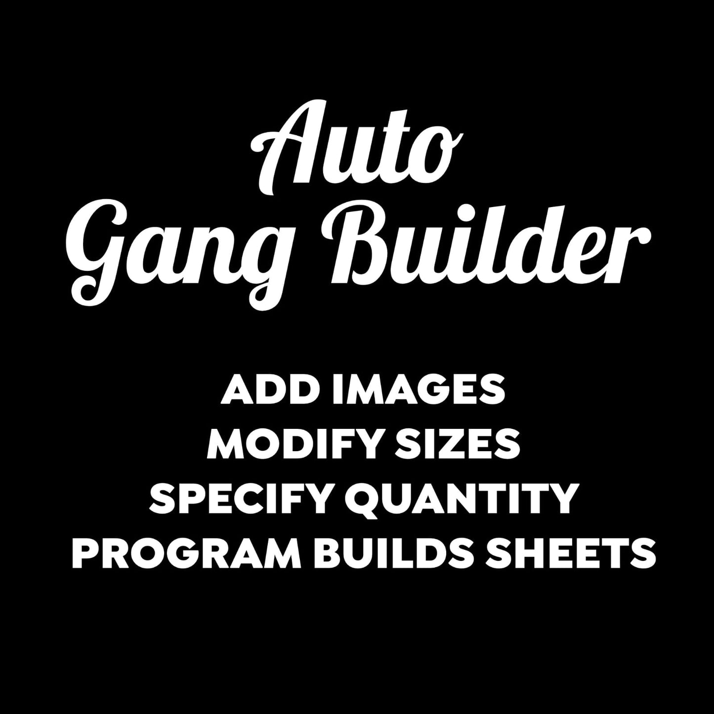 **1-3 BUSINESS DAY TAT** Custom DTF - AUTO GANG BUILDER - BUILD YOUR OWN GANG SHEET