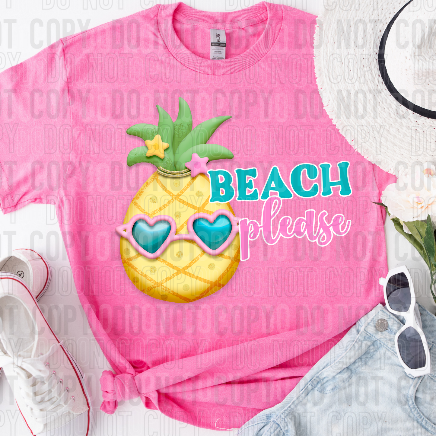DTF TRANSFER Beach Please