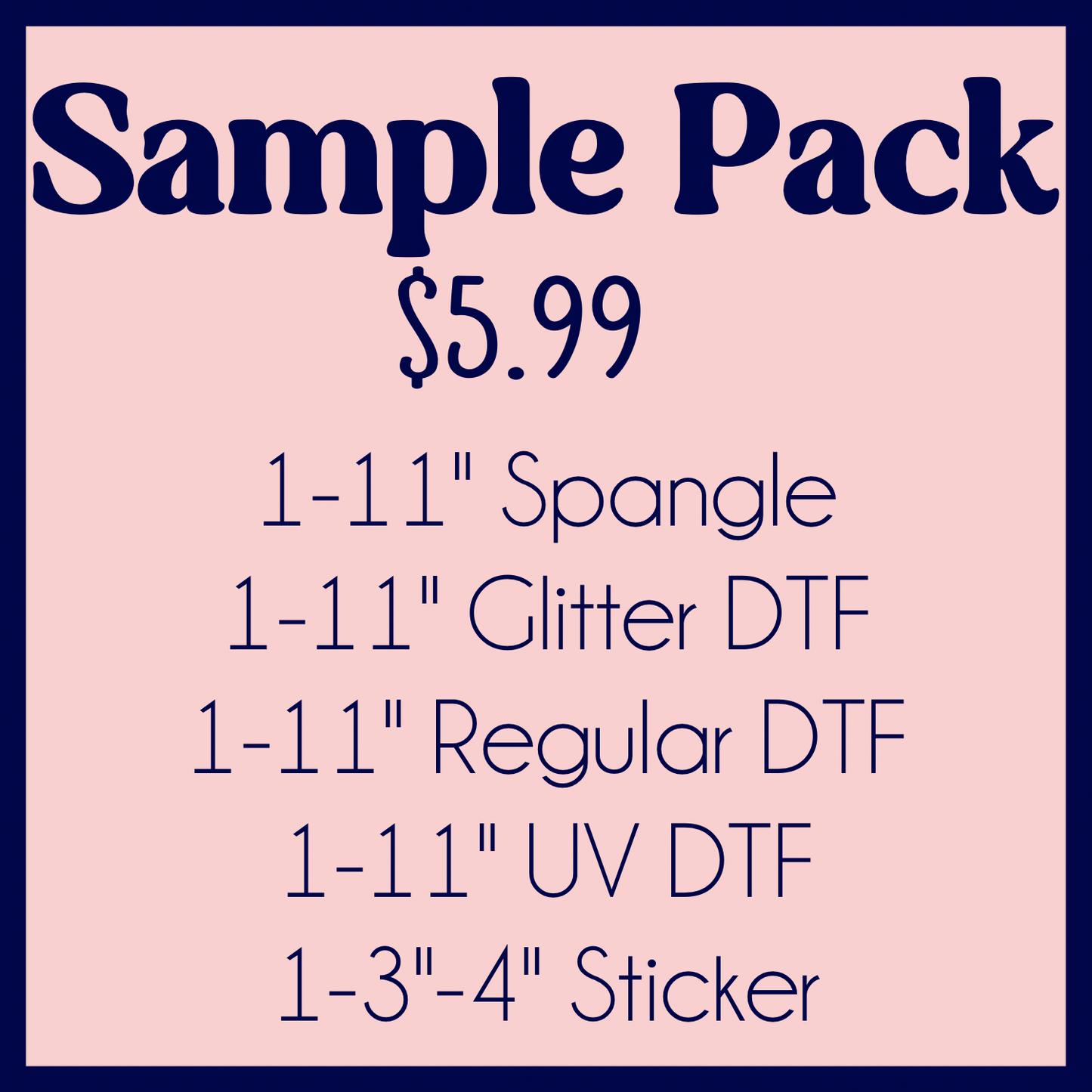 All Product Sample Pack