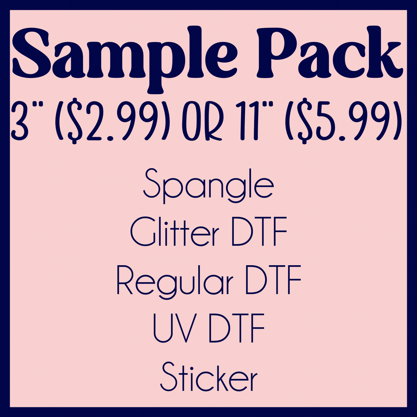 All Product Sample Pack