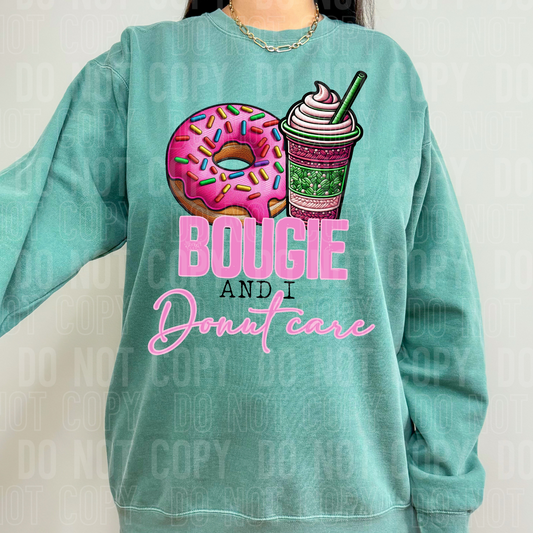 DTF TRANSFER Bougie And I Donut Care