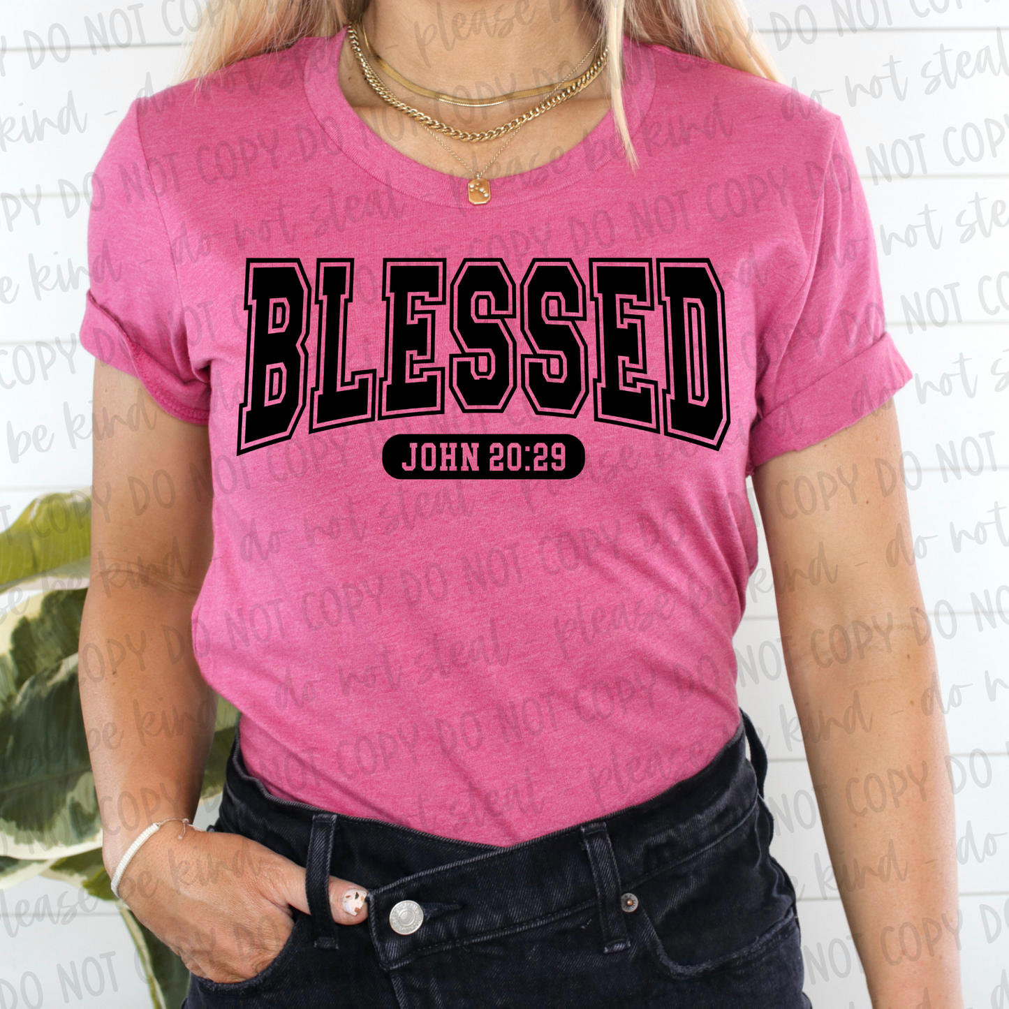 DTF TRANSFER Blessed