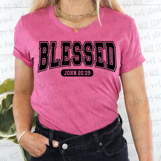 DTF TRANSFER Blessed