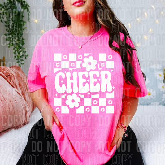 DTF TRANSFER Cheer Checkered