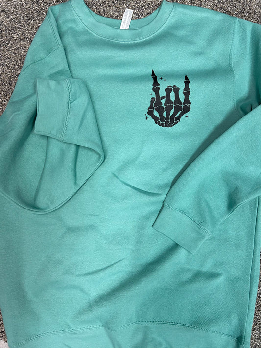 expensive crewneck seafoam youth