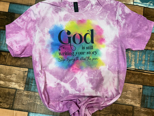 God is still writing