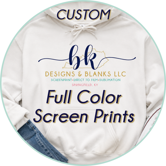 Full Color Custom Screen Print Transfers *7-9 business day TAT from ARTWORK APPROVAL*