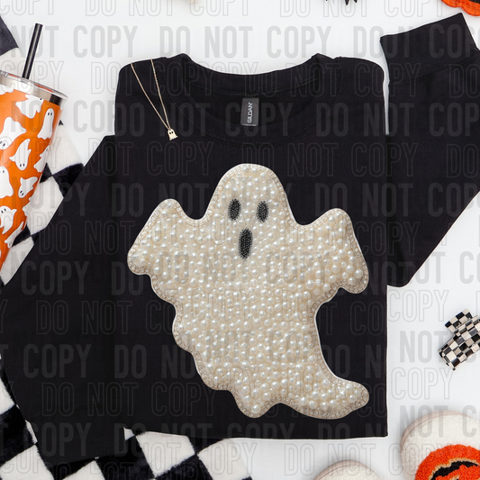 DTF TRANSFER Faux Pearls Ghost