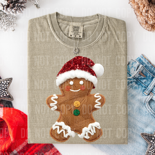 DTF TRANSFER Gingerbread Yarn