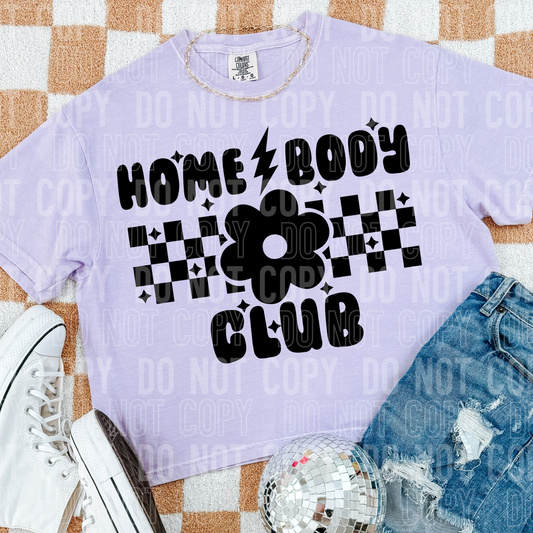 DTF TRANSFER Homebody Club