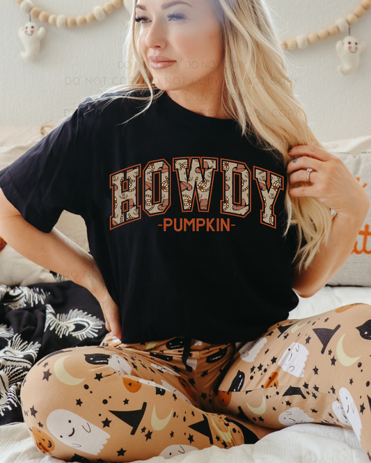 DTF TRANSFER Howdy Pumpkin