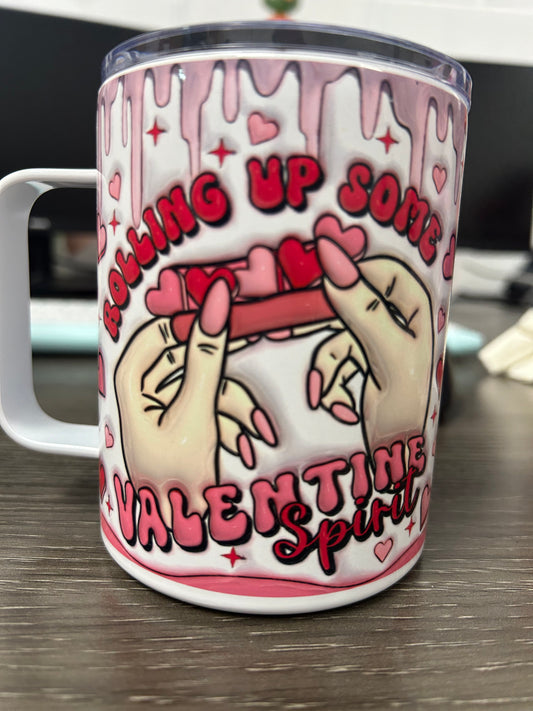 Camp mug lidded