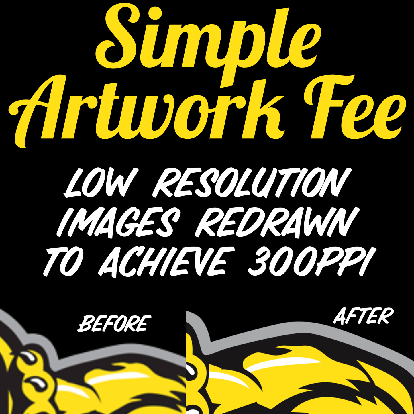 SIMPLE ARTWORK FEE