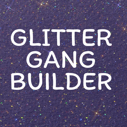 **1-3 BUSINESS DAY TAT** GLITTER Custom DTF - Gang Sheet Builder