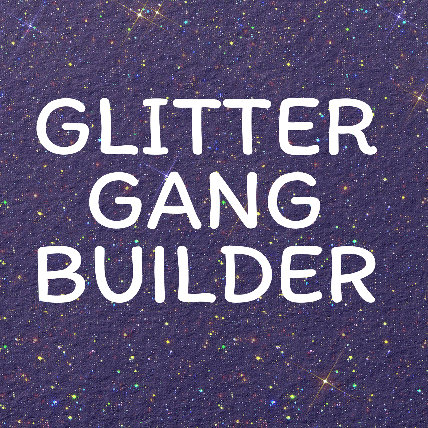 **1-3 BUSINESS DAY TAT** GLITTER Custom DTF - Gang Sheet Builder [22,5]