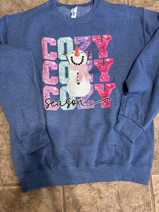 Cozy Snowman Crewneck