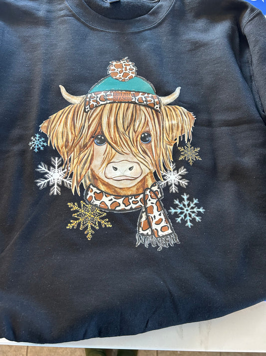 Cozy Cow Sweatshirt
