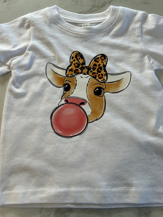 Cow Bubble Youth Short Sleeve