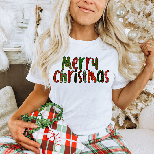 DTF TRANSFER Merry Christmas