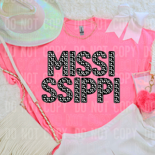 DTF TRANSFER Polka Dot Mississippi
