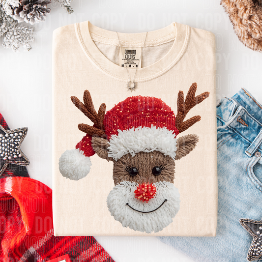 DTF TRANSFER Reindeer Yarn