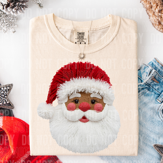 DTF TRANSFER Santa Yarn Darker Complexion