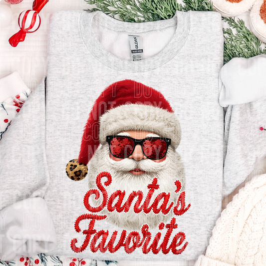 DTF TRANSFER Santa's Favorite