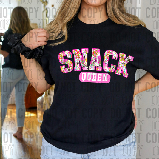 DTF TRANSFER Snack Queen