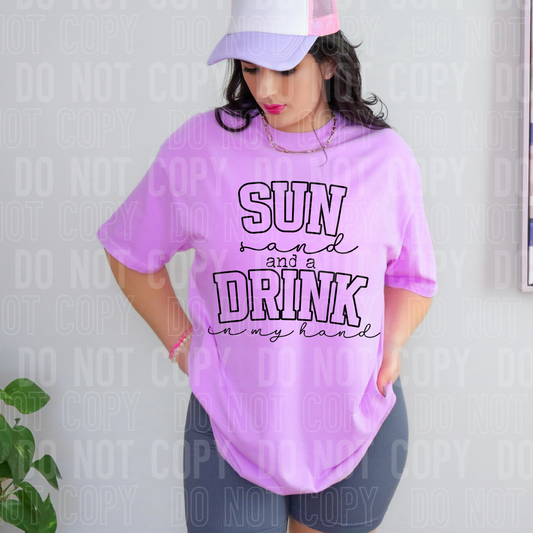 DTF TRANSFER Sun Sand