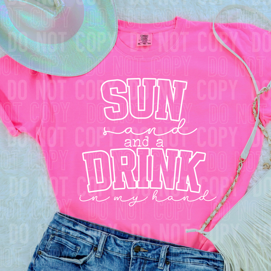 DTF TRANSFER Sun Sand