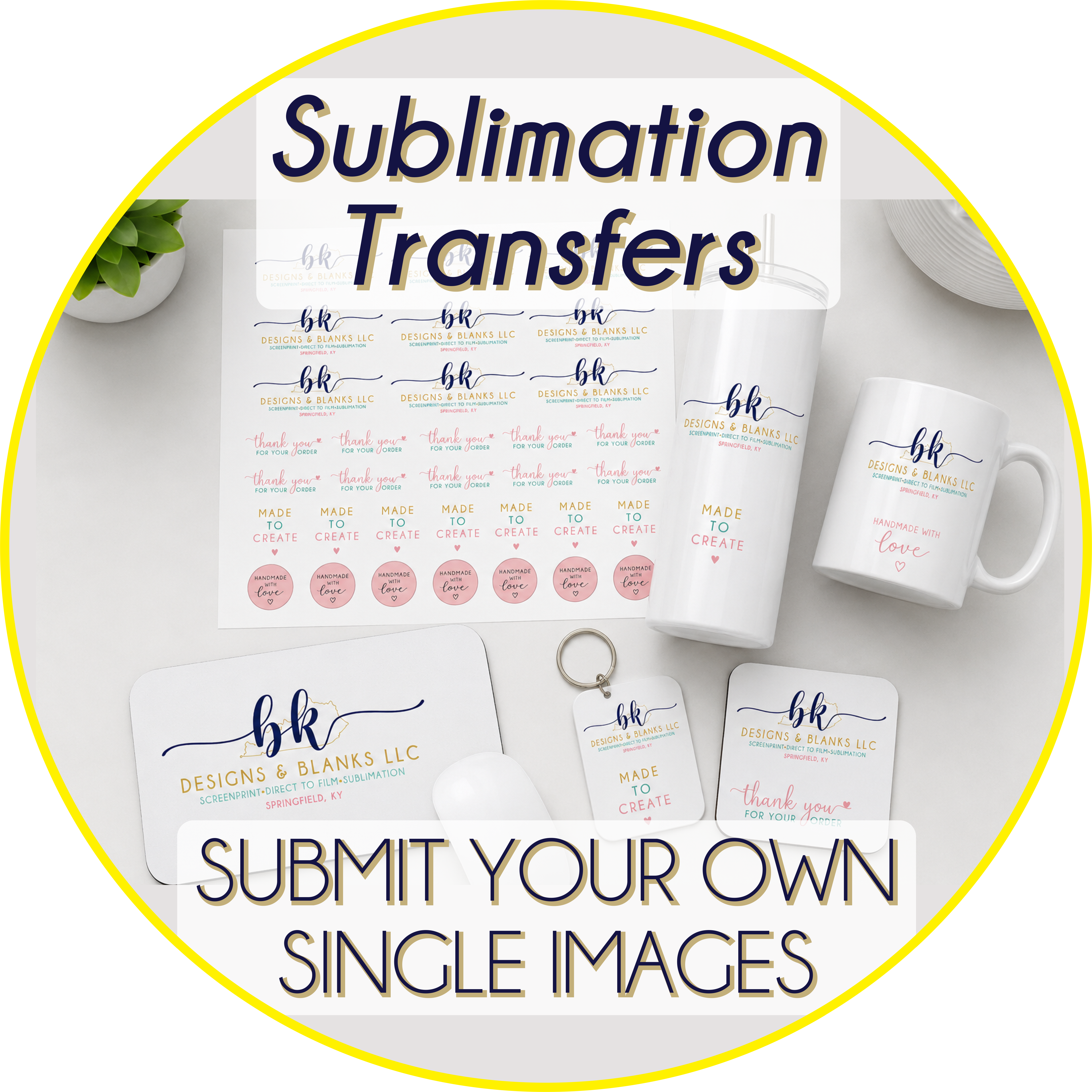 Custom SUBLIMATION Transfers - Upload Your Own Single Images**SAME DAY ...