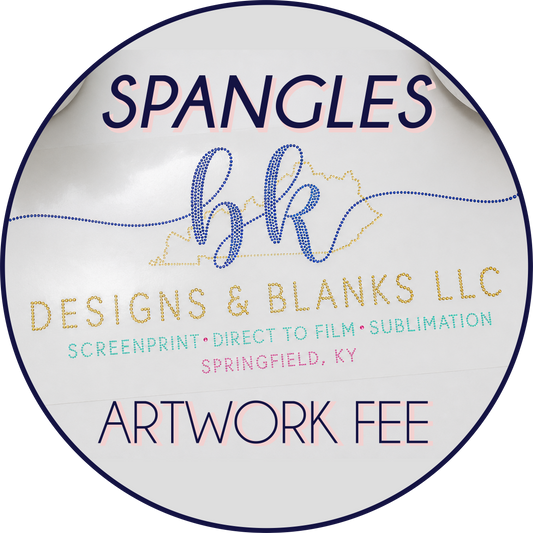 SPANGLE ARTWORK FEE - Must email before purchasing
