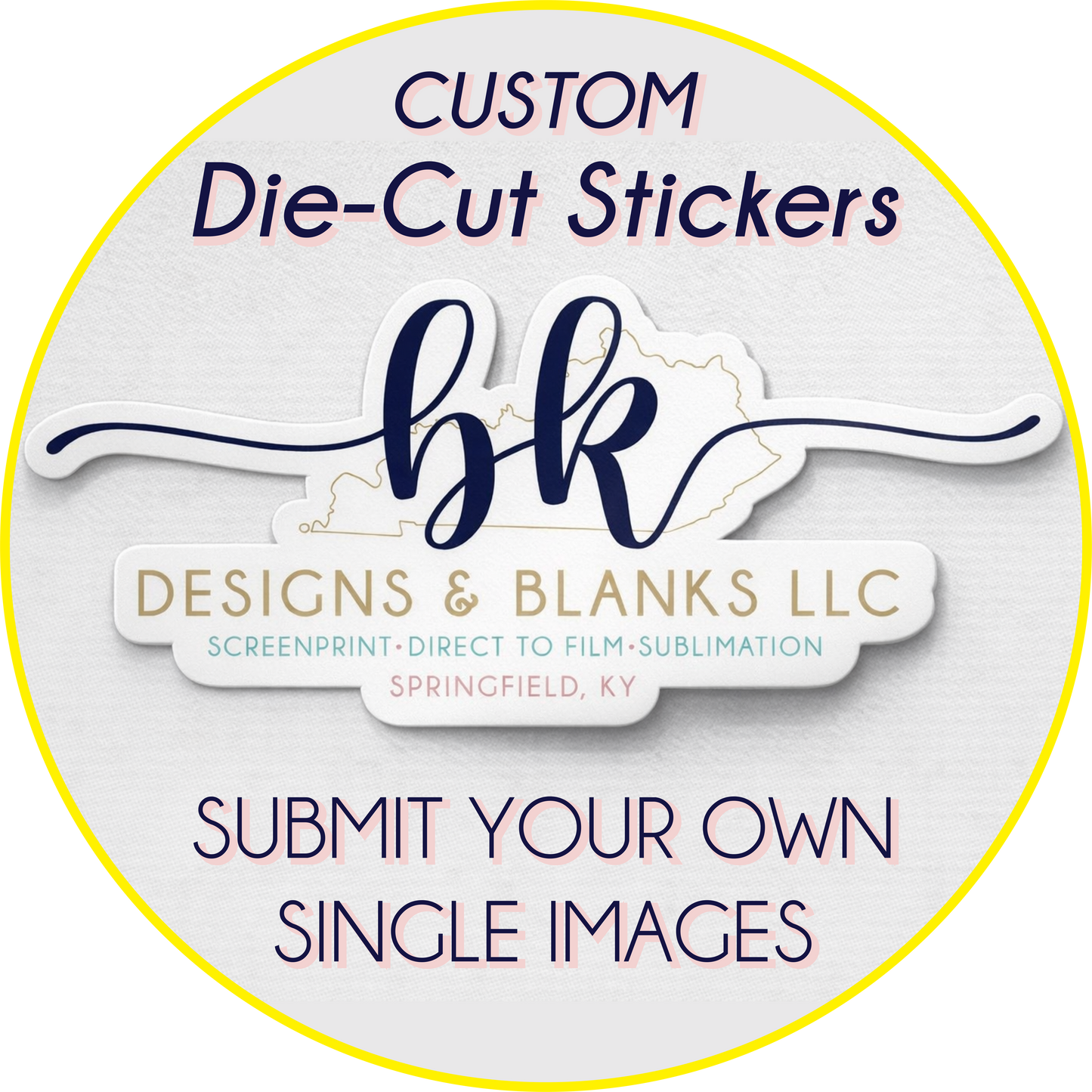Custom Die Cut Stickers - SINGLE IMAGE*NEXT DAY TAT from Artwork Approval*