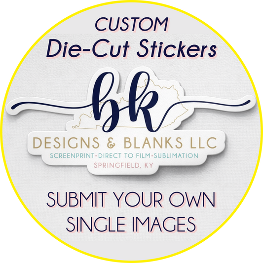 Custom Die Cut Stickers - Single Image *NEXT DAY TAT from Artwork Approval*