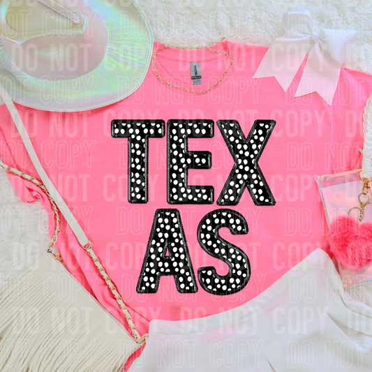 DTF TRANSFER Polka Dot Texas