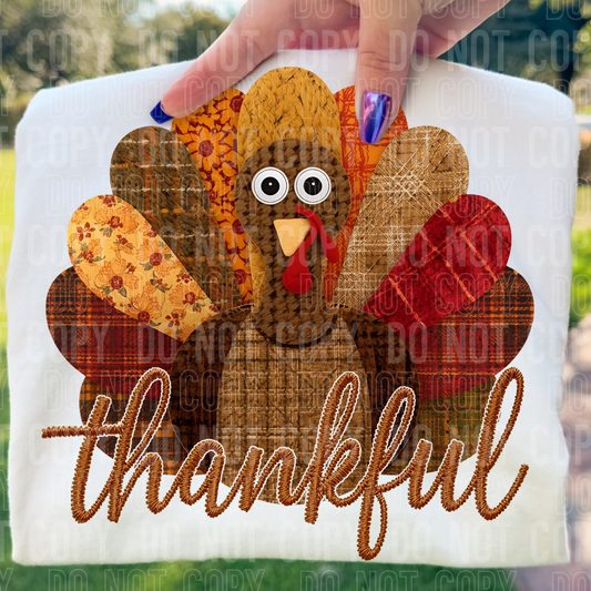 DTF TRANSFER Thankful Turkey