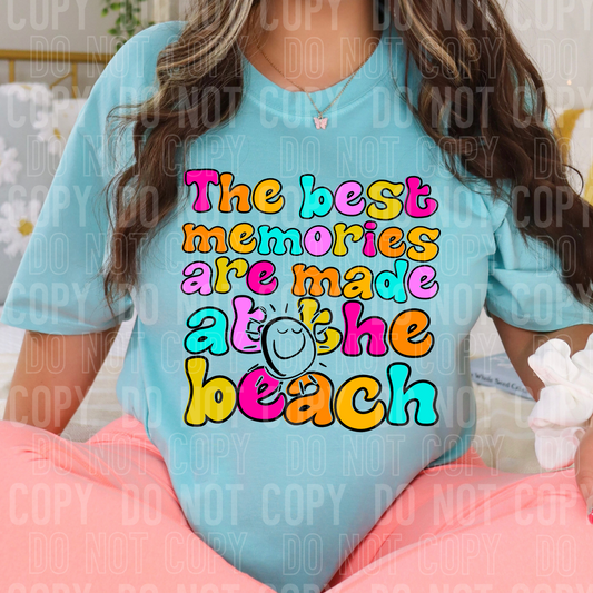 DTF TRANSFER The Best Memories Beach