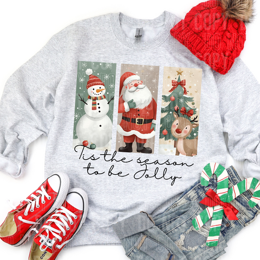 DTF TRANSFER Tis The Season To Be Jolly