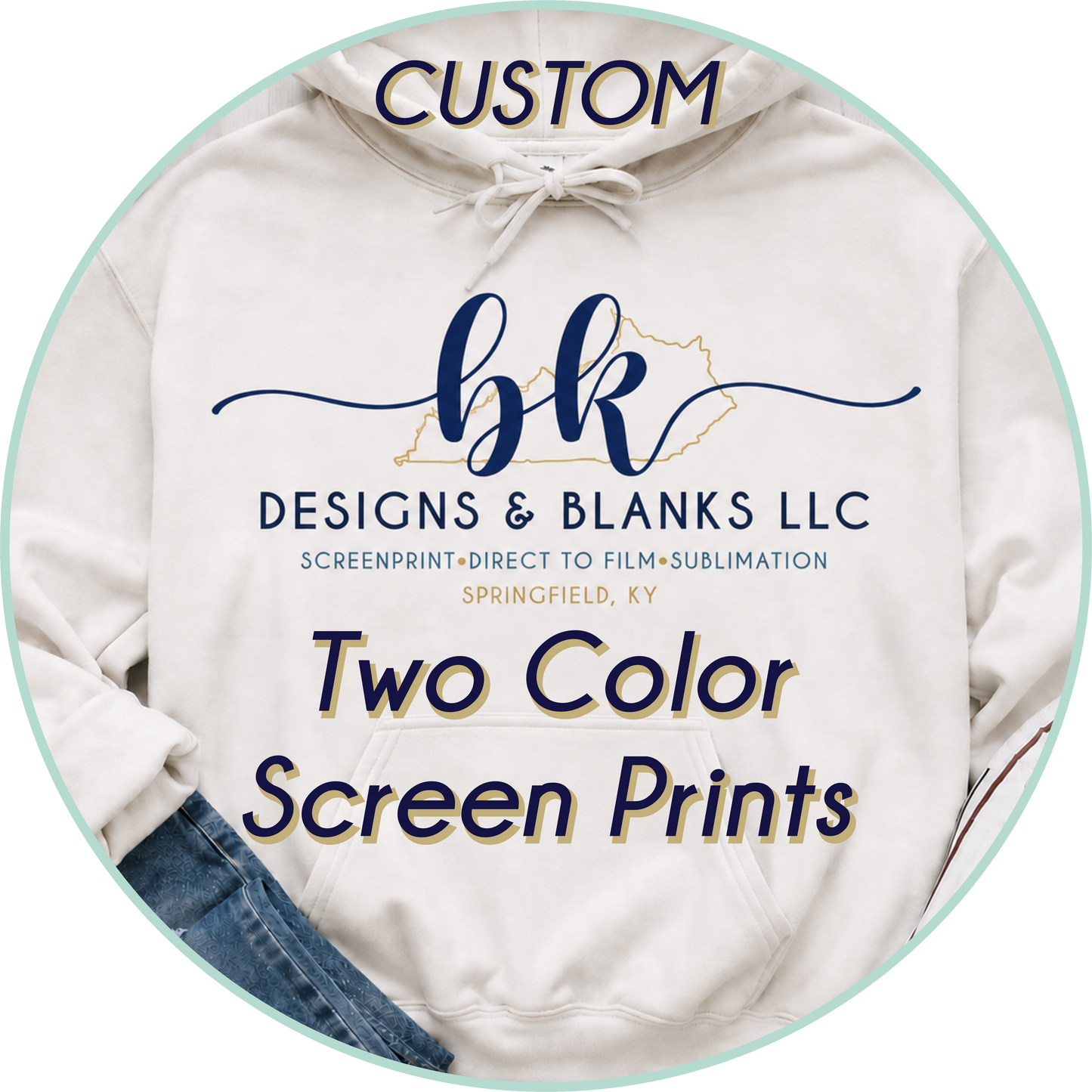 2 Color Custom Screen Print Transfers *7-9 business day TAT from ARTWORK APPROVAL*