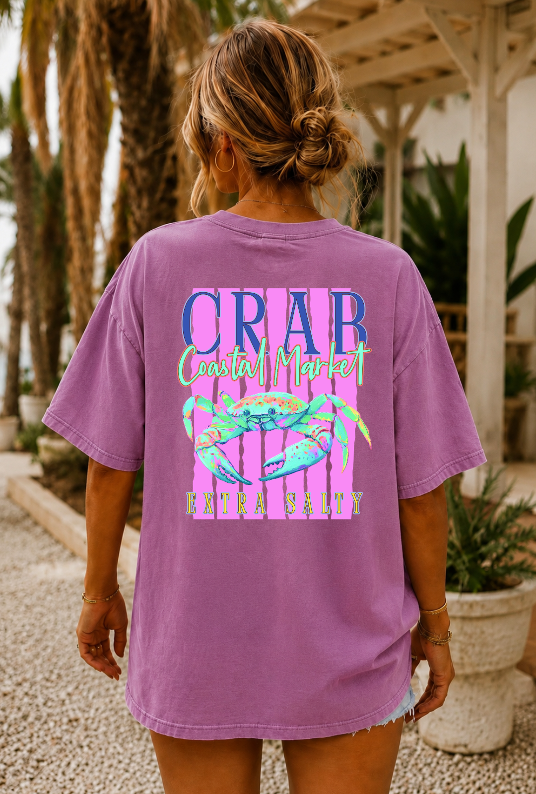 DTF TRANSFER Crab Coastal Market