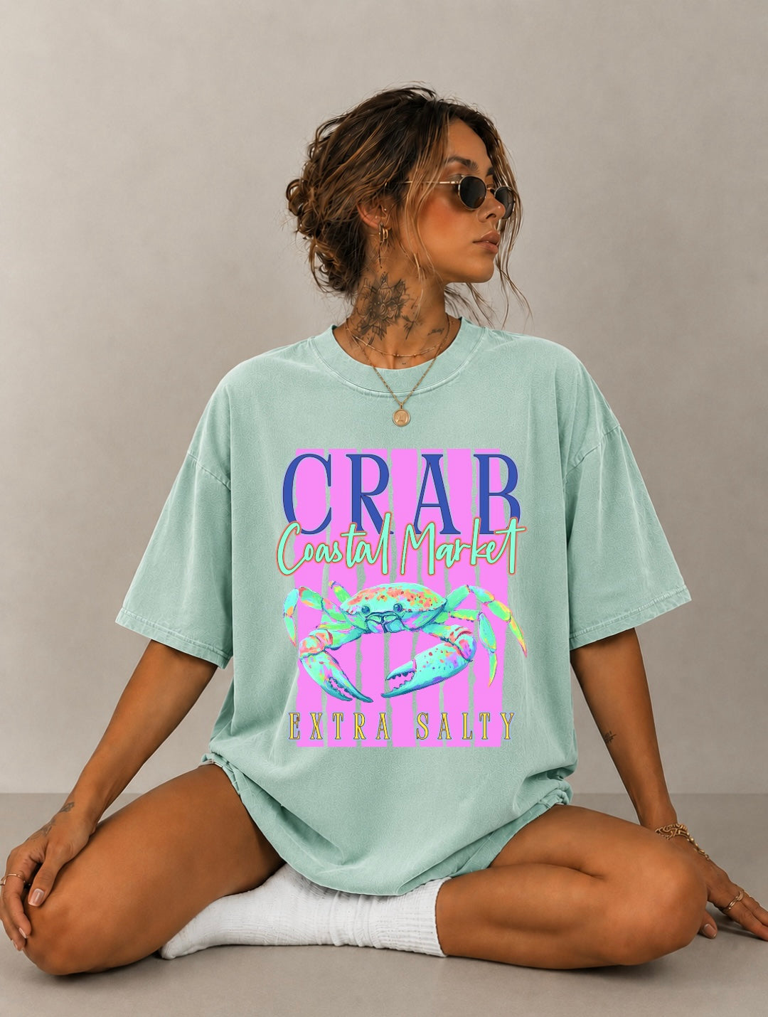 DTF TRANSFER Crab Coastal Market